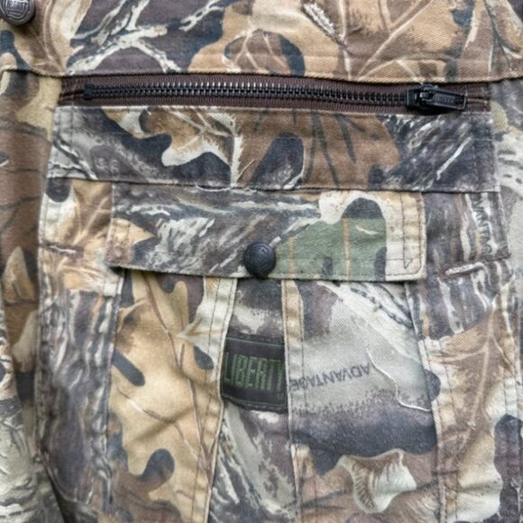 Vintage Liberty Advantage Camo Overalls SZ 54 Big & Tall - Picture 4 of 7